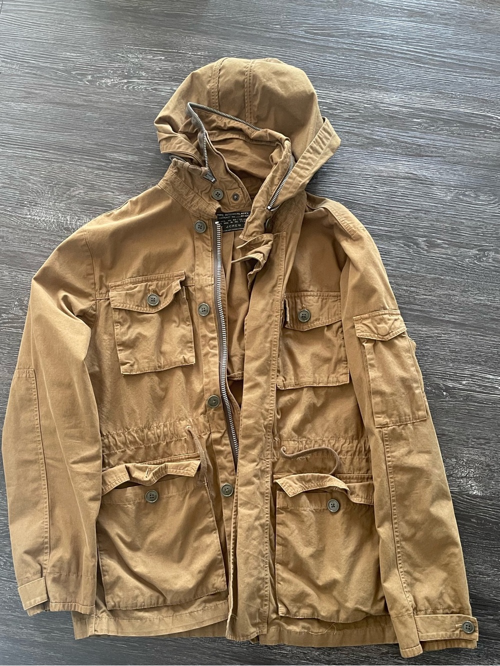 J. Crew Military NX-631 Jacket in Tan